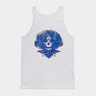 Ghost Face - Blue Tank Top